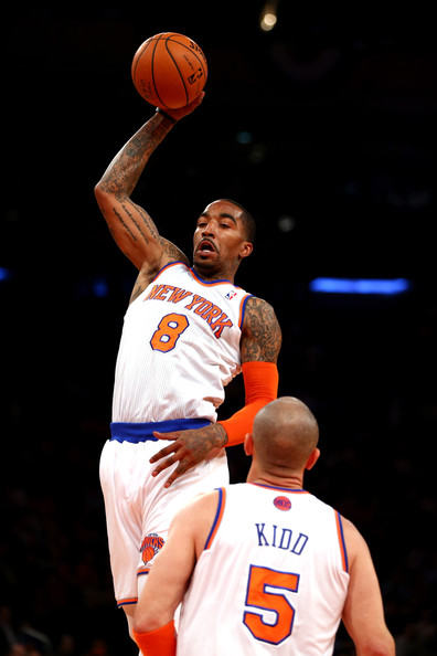 jr smith white #8 jersey